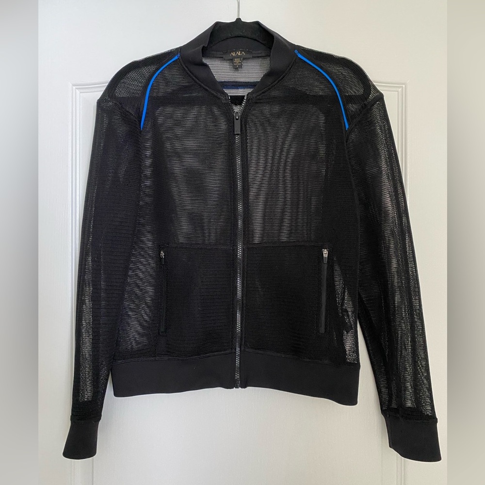 ALALA | Black Mesh Bomber Jacket